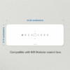 Smart touch switch board 8|6 Modular 11K-8M-0S-7-1-002  Primary switch board 4-10A, 1-16A, 1-AC Fan with humming free regulator, 1-Curtain alt switch - Image 3